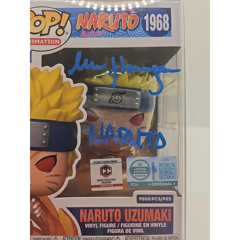 Funko Pop! : Pop! Naruto Uzumaki 1968 - Chalice...(Signed By Eva Maile Flanagan)